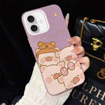 Custodia per telefono ibrida in PC e TPU con glitter IMD e motivo maialino rosa., For iPhone 16 Pro, For iPhone 16 Plus, For iPhone 16, For iPhone 15 Pro Max, For iPhone 15 Pro, For iPhone 15 Plus