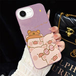 Custodia per telefono ibrida in PC e TPU con glitter IMD e motivo maialino rosa., For iPhone 17e / 16e, For iPhone 17 Pro Max, For iPhone 17 Pro, For iPhone 17, For iPhone Air, For iPhone 16 Pro Max