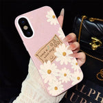 Custodia per telefono ibrida in PC e TPU con motivo crisantemo e glitter IMD., For iPhone 11 Pro Max, For iPhone 11, For iPhone 11 Pro, For iPhone XS / X, For iPhone XR, For iPhone XS Max