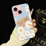 Custodia per telefono ibrida in PC e TPU con motivo crisantemo e glitter IMD., For iPhone 15, For iPhone 14 Plus, For iPhone 14, For iPhone 14 Pro, For iPhone 14 Pro Max, For iPhone SE 2022 / SE 2020
