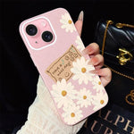 Custodia per telefono ibrida in PC e TPU con motivo crisantemo e glitter IMD., For iPhone 16 Pro, For iPhone 16 Plus, For iPhone 16, For iPhone 15 Pro Max, For iPhone 15 Pro, For iPhone 15 Plus