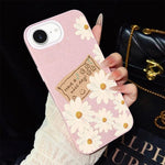 Custodia per telefono ibrida in PC e TPU con motivo crisantemo e glitter IMD., For iPhone 17e / 16e, For iPhone 17 Pro Max, For iPhone 17 Pro, For iPhone 17, For iPhone Air, For iPhone 16 Pro Max