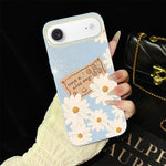 Custodia per telefono ibrida in PC e TPU con motivo crisantemo e glitter IMD., For iPhone 17e / 16e, For iPhone 17 Pro Max, For iPhone 17 Pro, For iPhone 17, For iPhone Air, For iPhone 16 Pro Max