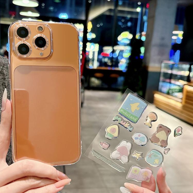 Custodia per telefono in PC trasparente antiurto con fori di precisione e adesivo in resina, For iPhone 12 Pro, For iPhone 11 Pro Max, For iPhone 11