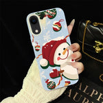Custodia per telefono ibrida in PC e TPU con glitter IMD a tema natalizio., For iPhone 11 Pro Max, For iPhone 11, For iPhone 11 Pro, For iPhone XS / X, For iPhone XR, For iPhone XS Max