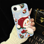 Custodia per telefono ibrida in PC e TPU con glitter IMD a tema natalizio., For iPhone 17e / 16e, For iPhone 17 Pro Max, For iPhone 17 Pro, For iPhone 17, For iPhone Air, For iPhone 16 Pro Max