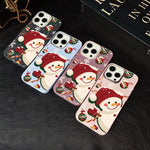 Custodia per telefono ibrida in PC e TPU con glitter IMD a tema natalizio., For iPhone 8 Plus / 7 Plus, For iPhone 6 Plus / 6s Plus, For iPhone 6 / 6s