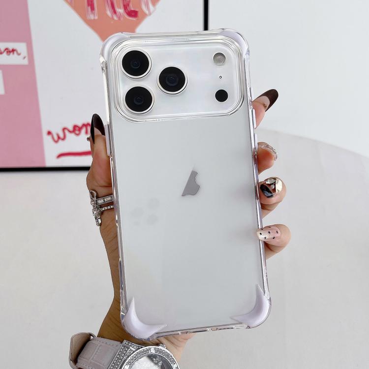 Custodia per telefono in TPU morbido antiurto con airbag angolari e contrasto di colore., For iPhone 17 Pro Max, For iPhone 17 Pro
