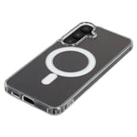 WANLONFENG Custodia per telefono magnetica in acrilico ad alta trasparenza con protezione per lo schermo, For Galaxy S26+ 5G, For Galaxy S26 Ultra 5G, For Galaxy S26 5G, For Galaxy A57 5G, For Galaxy S25 FE 5G, For Galaxy A17 4G / 5G, For Galaxy A56 5G...