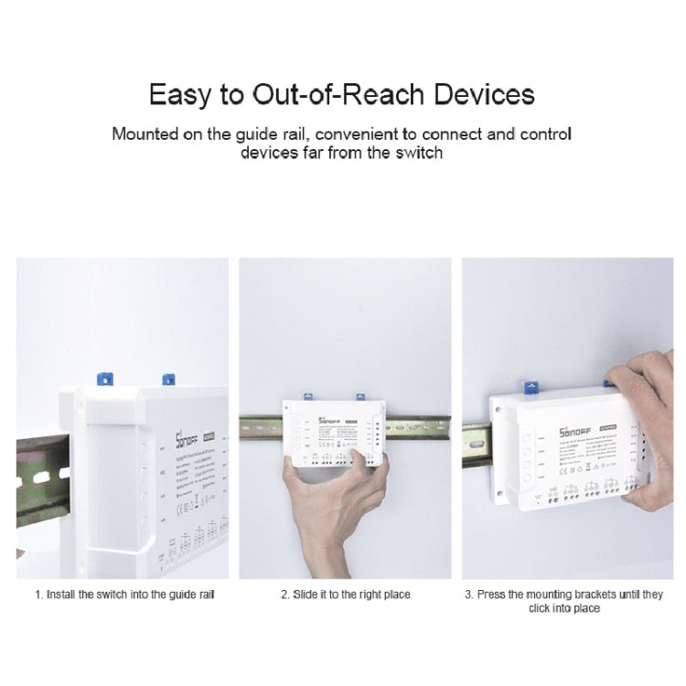 Sonoff 4CHPROR3 Interruttore Smart Home a 4 Vie