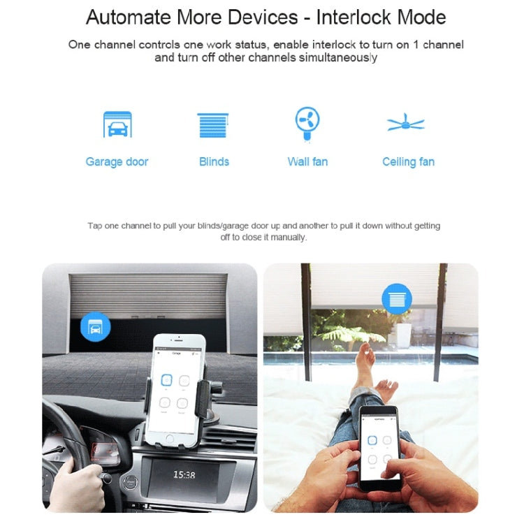 Sonoff 4CHPROR3 Interruttore Smart Home a 4 Vie