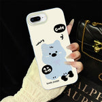 Custodia per telefono ibrida in PC e TPU con grazioso motivo a cuccioli e glitter IMD., For iPhone 8 Plus / 7 Plus, For iPhone 6 Plus / 6s Plus, For iPhone 6 / 6s