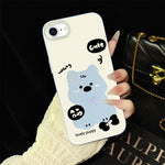 Custodia per telefono ibrida in PC e TPU con grazioso motivo a cuccioli e glitter IMD., For iPhone 15, For iPhone 14 Plus, For iPhone 14, For iPhone 14 Pro, For iPhone 14 Pro Max, For iPhone SE 2022 / SE 2020