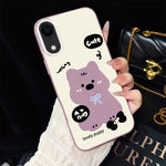 Custodia per telefono ibrida in PC e TPU con grazioso motivo a cuccioli e glitter IMD., For iPhone 11 Pro Max, For iPhone 11, For iPhone 11 Pro, For iPhone XS / X, For iPhone XR, For iPhone XS Max