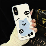 Custodia per telefono ibrida in PC e TPU con grazioso motivo a cuccioli e glitter IMD., For iPhone 11 Pro Max, For iPhone 11, For iPhone 11 Pro, For iPhone XS / X, For iPhone XR, For iPhone XS Max