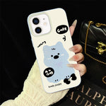 Custodia per telefono ibrida in PC e TPU con grazioso motivo a cuccioli e glitter IMD., For iPhone 11 Pro Max, For iPhone 11, For iPhone 11 Pro, For iPhone XS / X, For iPhone XR, For iPhone XS Max