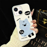 Custodia per telefono ibrida in PC e TPU con grazioso motivo a cuccioli e glitter IMD., For iPhone 13 Pro Max, For iPhone 13 Pro, For iPhone 13, For iPhone 12, For iPhone 12 Pro Max, For iPhone 12 Pro