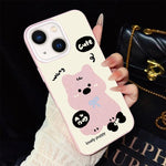 Custodia per telefono ibrida in PC e TPU con grazioso motivo a cuccioli e glitter IMD., For iPhone 13 Pro Max, For iPhone 13 Pro, For iPhone 13, For iPhone 12, For iPhone 12 Pro Max, For iPhone 12 Pro
