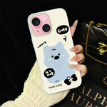 Custodia per telefono ibrida in PC e TPU con grazioso motivo a cuccioli e glitter IMD., For iPhone 15, For iPhone 14 Plus, For iPhone 14, For iPhone 14 Pro, For iPhone 14 Pro Max, For iPhone SE 2022 / SE 2020