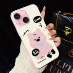 Custodia per telefono ibrida in PC e TPU con grazioso motivo a cuccioli e glitter IMD., For iPhone 15, For iPhone 14 Plus, For iPhone 14, For iPhone 14 Pro, For iPhone 14 Pro Max, For iPhone SE 2022 / SE 2020