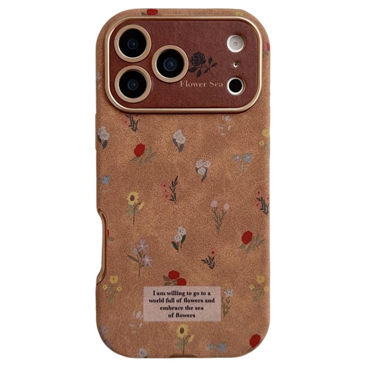 Ampia finestra, colore oro deserto, piccola custodia per telefono in TPU morbido con motivo floreale, piccola., For iPhone 17 Pro Max, For iPhone 17 Pro, For iPhone 17, For iPhone Air, For iPhone 16 Pro Max, For iPhone 16 Pro, For iPhone 16 Plus       ...