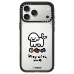 Custodia per telefono in acrilico trasparente con pulsante di controllo della fotocamera e motivo a cani della serie., For iPhone 17 Pro Max, For iPhone 17 Pro, For iPhone 17