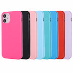 Custodia TPU tinta unita per iPhone 12 mini, 12, 12 Pro