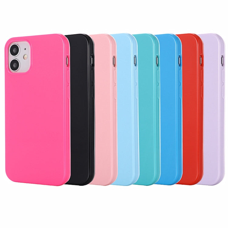 Custodia TPU tinta unita per iPhone 12 mini, 12, 12 Pro