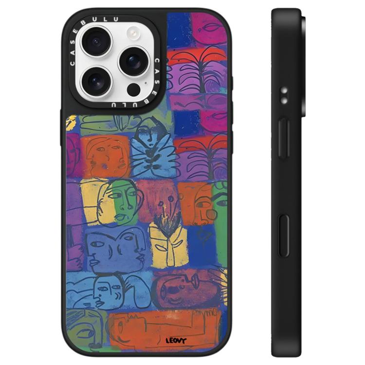 Custodia per telefono con specchio e motivo "Uomo fluttuante", For iPhone 16 Pro Max, For iPhone 16 Pro, For iPhone 16 Plus