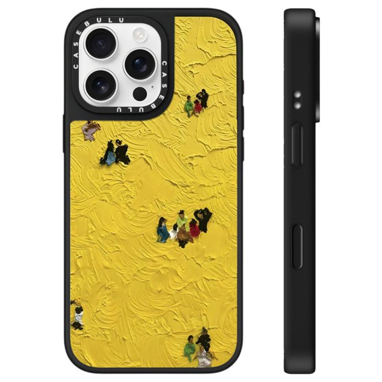 Custodia per telefono con specchio e motivo "Uomo fluttuante", For iPhone 16 Pro Max, For iPhone 16 Pro, For iPhone 16 Plus