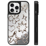Custodia per telefono con specchio e motivo "Uomo fluttuante", For iPhone 16 Pro Max, For iPhone 16 Pro, For iPhone 16 Plus