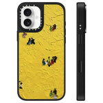 Custodia per telefono con specchio e motivo "Uomo fluttuante", For iPhone 16 Pro Max, For iPhone 16 Pro, For iPhone 16 Plus
