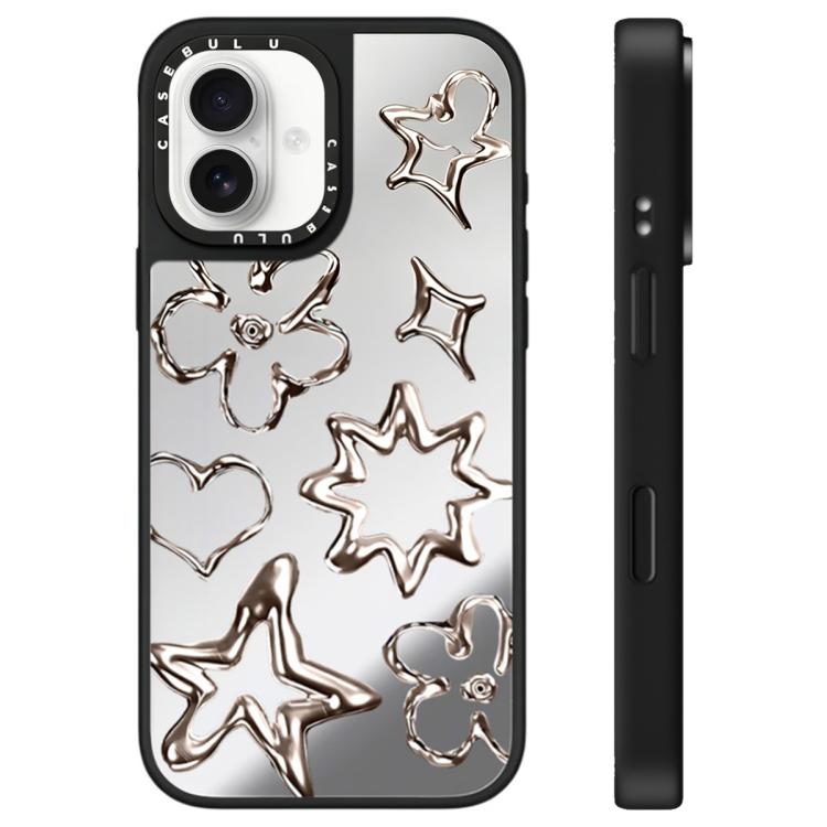 Custodia per telefono con specchio e motivo "Uomo fluttuante", For iPhone 16 Pro Max, For iPhone 16 Pro, For iPhone 16 Plus