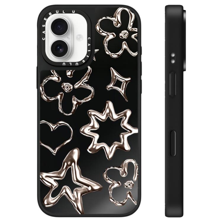 Custodia per telefono con specchio e motivo "Uomo fluttuante", For iPhone 16 Pro Max, For iPhone 16 Pro, For iPhone 16 Plus