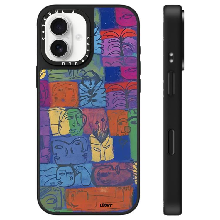 Custodia per telefono con specchio e motivo "Uomo fluttuante", For iPhone 16, For iPhone 15 Pro Max, For iPhone 15 Pro