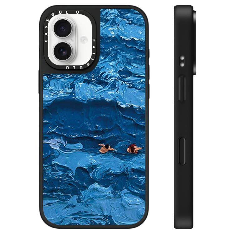 Custodia per telefono con specchio e motivo "Uomo fluttuante", For iPhone 16, For iPhone 15 Pro Max, For iPhone 15 Pro