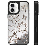 Custodia per telefono con specchio e motivo "Uomo fluttuante", For iPhone 16, For iPhone 15 Pro Max, For iPhone 15 Pro