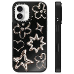 Custodia per telefono con specchio e motivo "Uomo fluttuante", For iPhone 16, For iPhone 15 Pro Max, For iPhone 15 Pro
