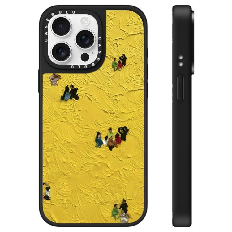 Custodia per telefono con specchio e motivo "Uomo fluttuante", For iPhone 16, For iPhone 15 Pro Max, For iPhone 15 Pro