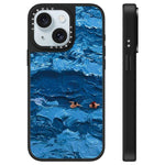 Custodia per telefono con specchio e motivo "Uomo fluttuante", For iPhone 15 Plus, For iPhone 15