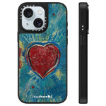 Custodia per telefono con specchio e motivo "Uomo fluttuante", For iPhone 15 Plus, For iPhone 15