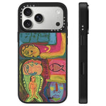 Custodia per telefono con specchio e motivo "Uomo fluttuante", For iPhone 17 Pro Max, For iPhone 17 Pro, For iPhone 17