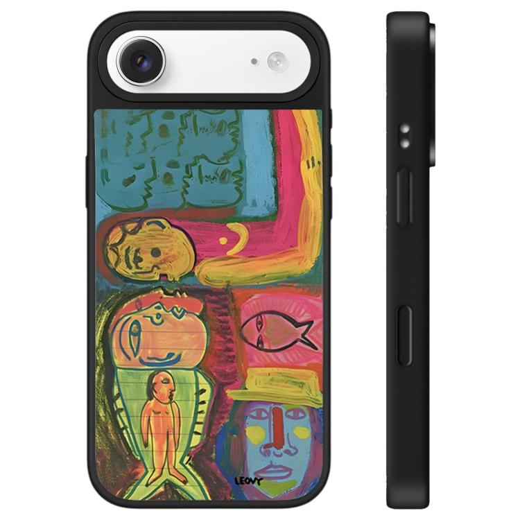 Custodia per telefono con specchio e motivo "Uomo fluttuante", For iPhone Air