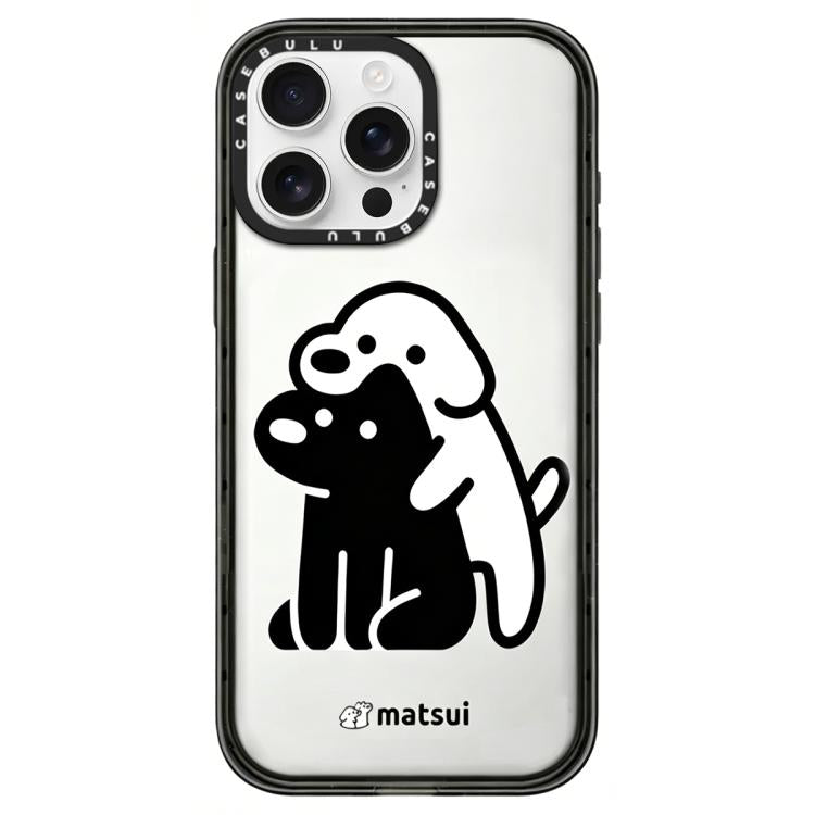 Custodia per telefono in acrilico trasparente con motivo a cani., For iPhone 16 Pro Max, For iPhone 16 Pro, For iPhone 16 Plus