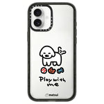 Custodia per telefono in acrilico trasparente con motivo a cani., For iPhone 16 Pro Max, For iPhone 16 Pro, For iPhone 16 Plus