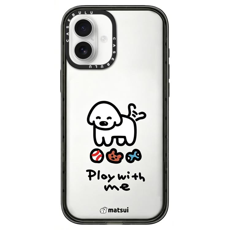 Custodia per telefono in acrilico trasparente con motivo a cani., For iPhone 16 Pro Max, For iPhone 16 Pro, For iPhone 16 Plus