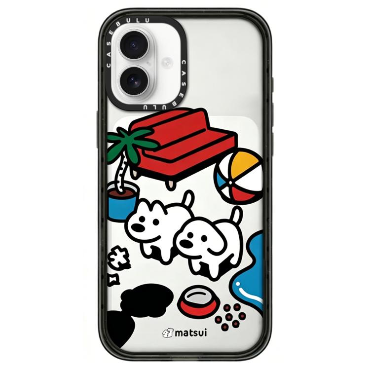 Custodia per telefono in acrilico trasparente con motivo a cani., For iPhone 16, For iPhone 15 Pro Max, For iPhone 15 Pro