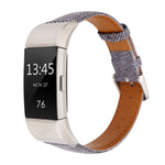 Cinturino di ricambio per cinturino di ricambio in vera pelle da cowboy, For Fitbit Charge 2