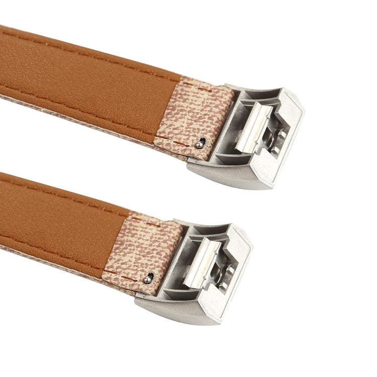 Cinturino di ricambio per cinturino di ricambio in vera pelle da cowboy, For Fitbit Charge 2