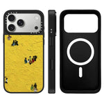 Custodia magnetica per telefono con specchio a specchio della serie "Uomo fluttuante"., For iPhone 17 Pro Max, For iPhone 17 Pro, For iPhone 17